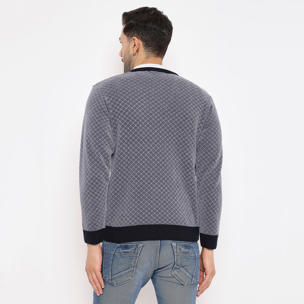 Duke Urban Men Full Sleeve V Neck Pullover (SDS2139)