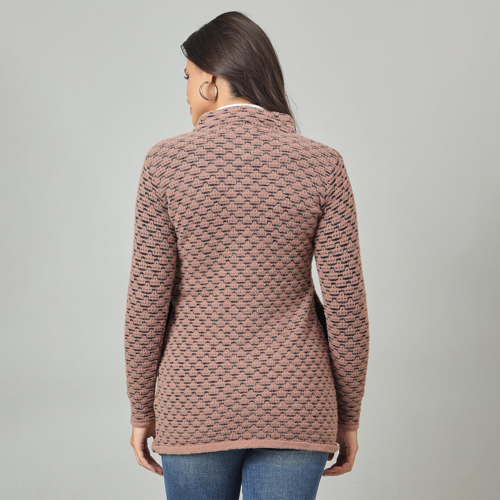 Duke Urban Women Long Coat Shortstyle Sweater (SDS1336)