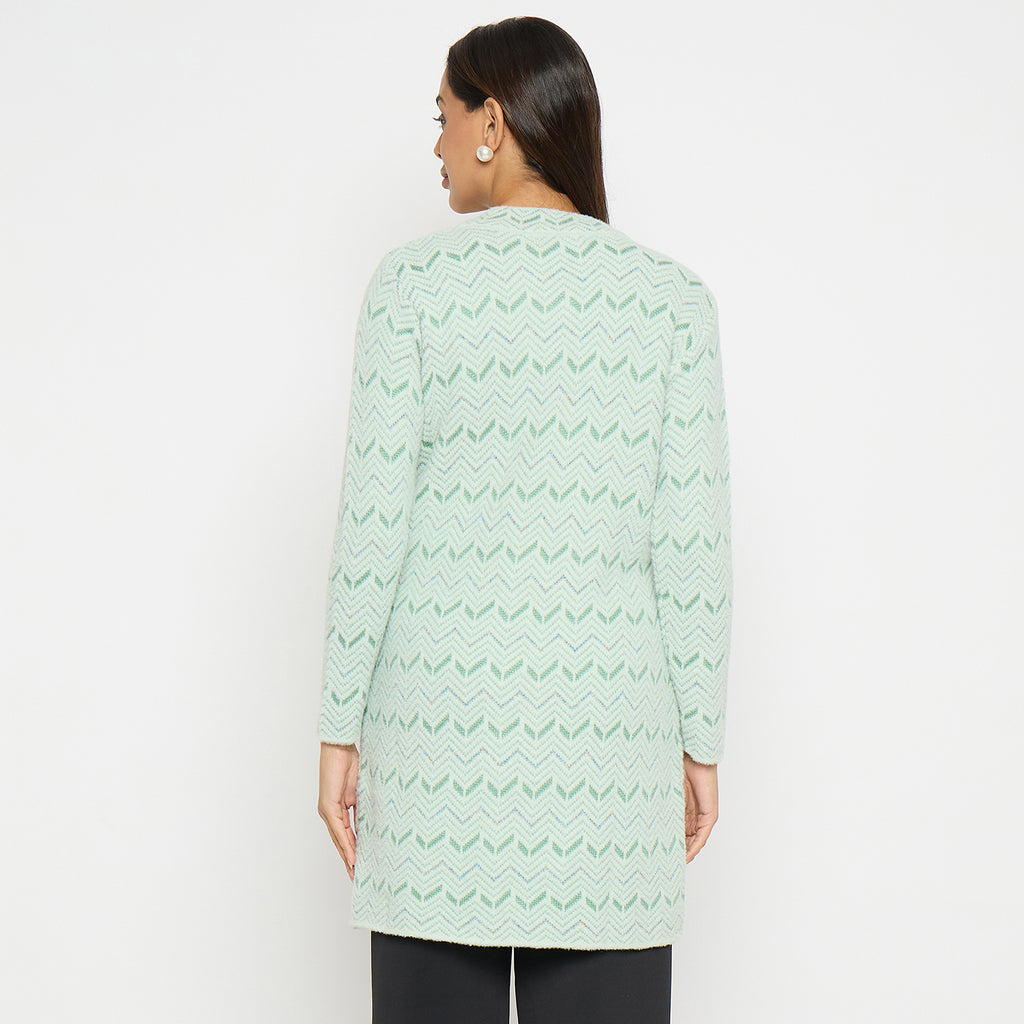 Duke Urban Women Full Sleeve Round Neck Long Coat (SDS1209)