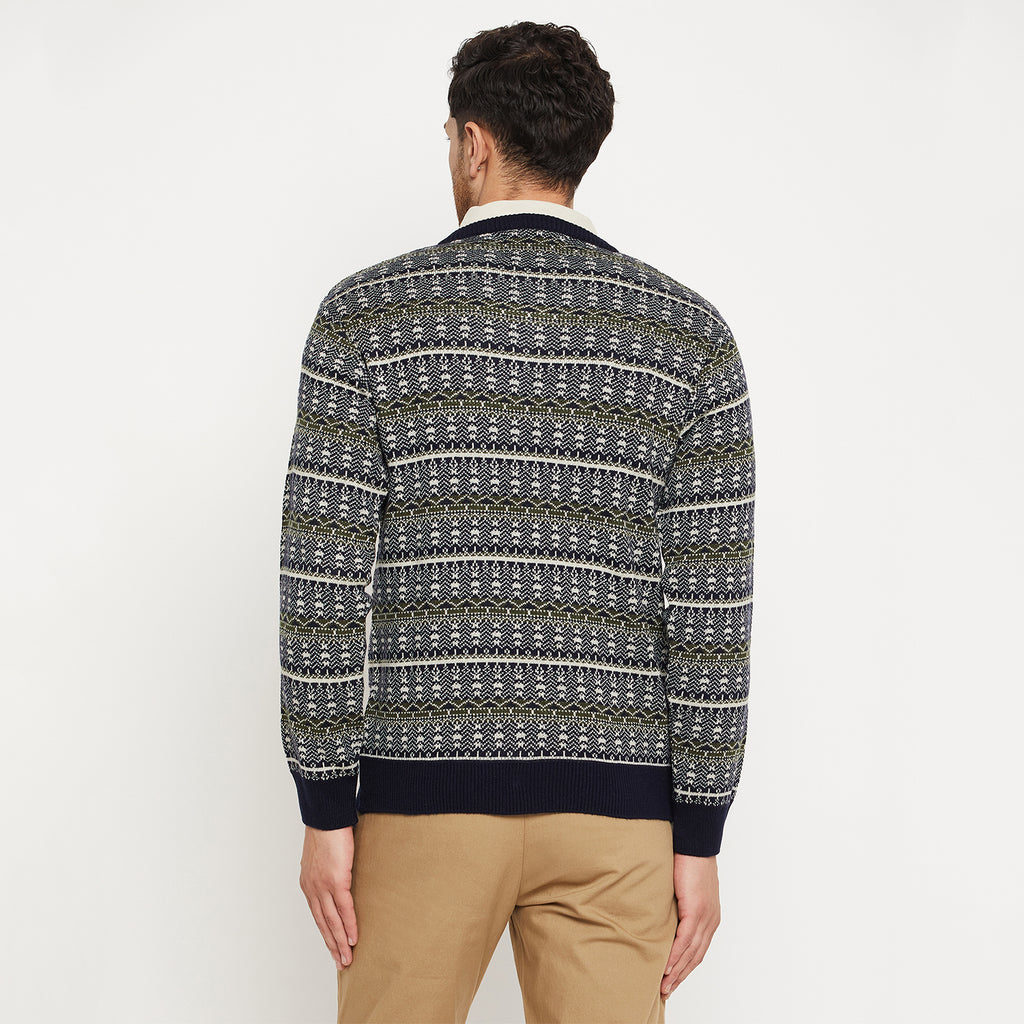 Duke Urban Men Full Sleeve V Neck Sweater (SDS2138)