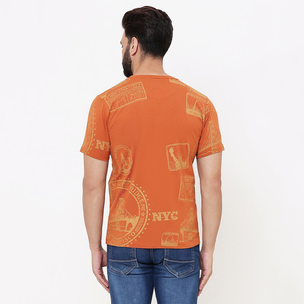 Duke Urban Men Half Sleeve Cotton Tshirt (LF7221)