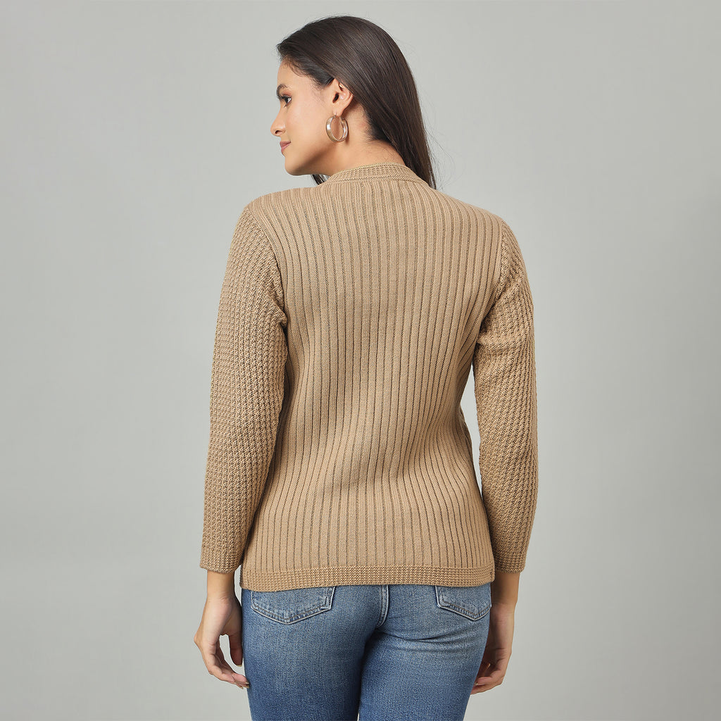 Duke Urban Women Front Open Regular Sweater (SDS1341)