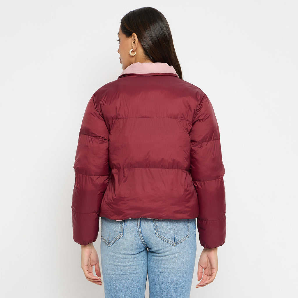 Duke Urban Women Full Sleeve Short Reversible Jacket (SDZ4044)