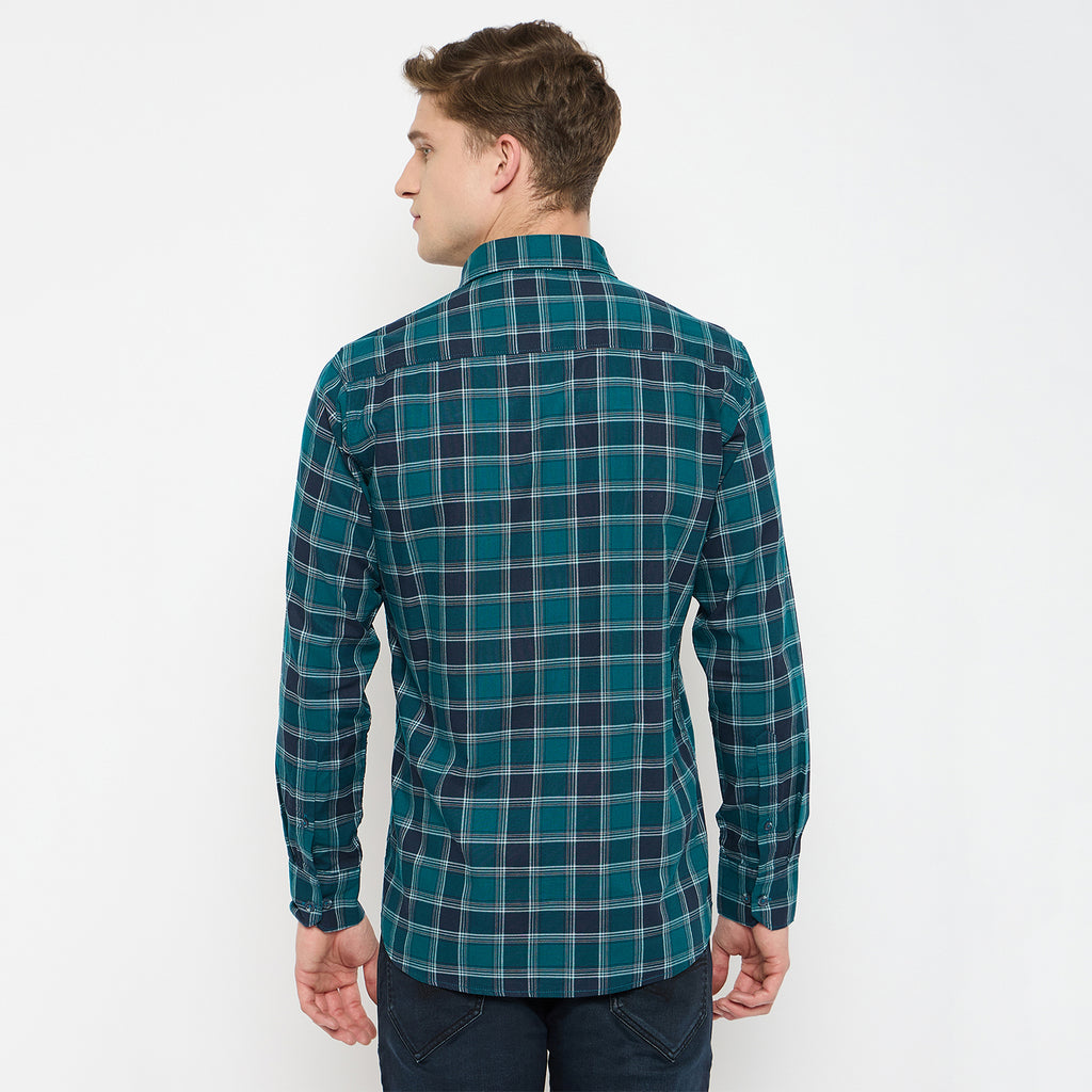 Duke Urban Men Full Sleeve Cotton Shirt (SDO8CKAI)