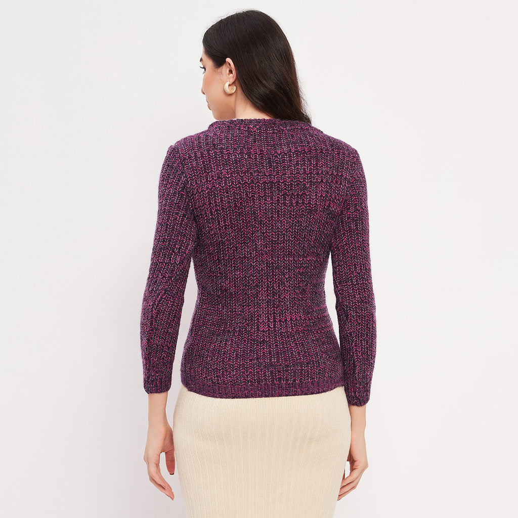 Duke Urban Women Full Sleeve Woven Sweater (LQS9778)