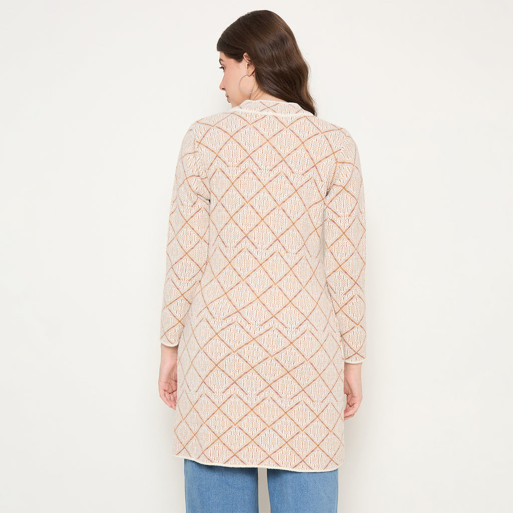 Duke Urban Women Full Sleeve Long Coat Type Sweater (SDS1317)