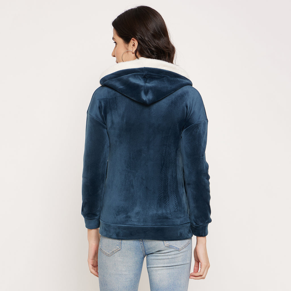 Duke Urban Women Hooded Zipper Sweatshirt (LFX944)