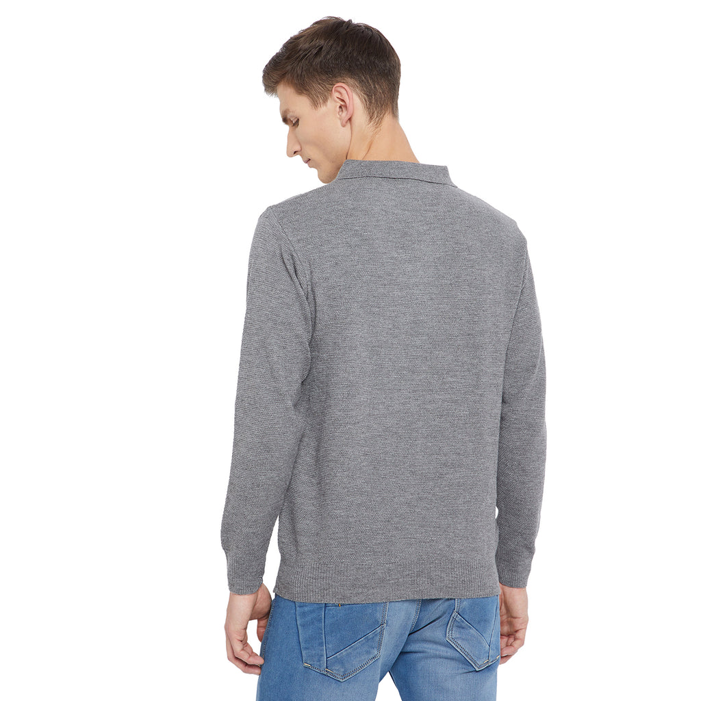 Duke Urban Men Collared Neck Full Sleeve Sweater (SDS711)