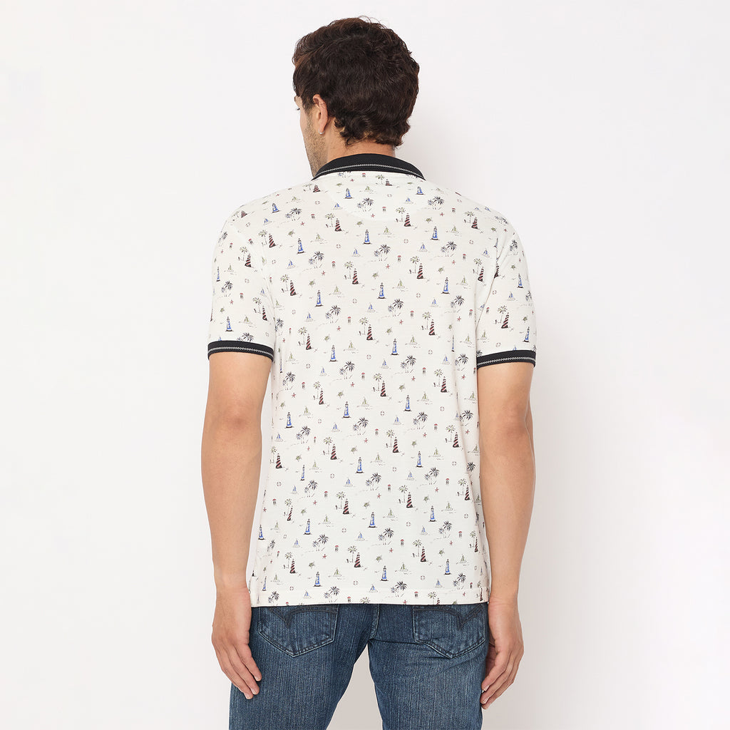 Duke Urban Men Half Sleeve Cotton Tshirt (LF7168)