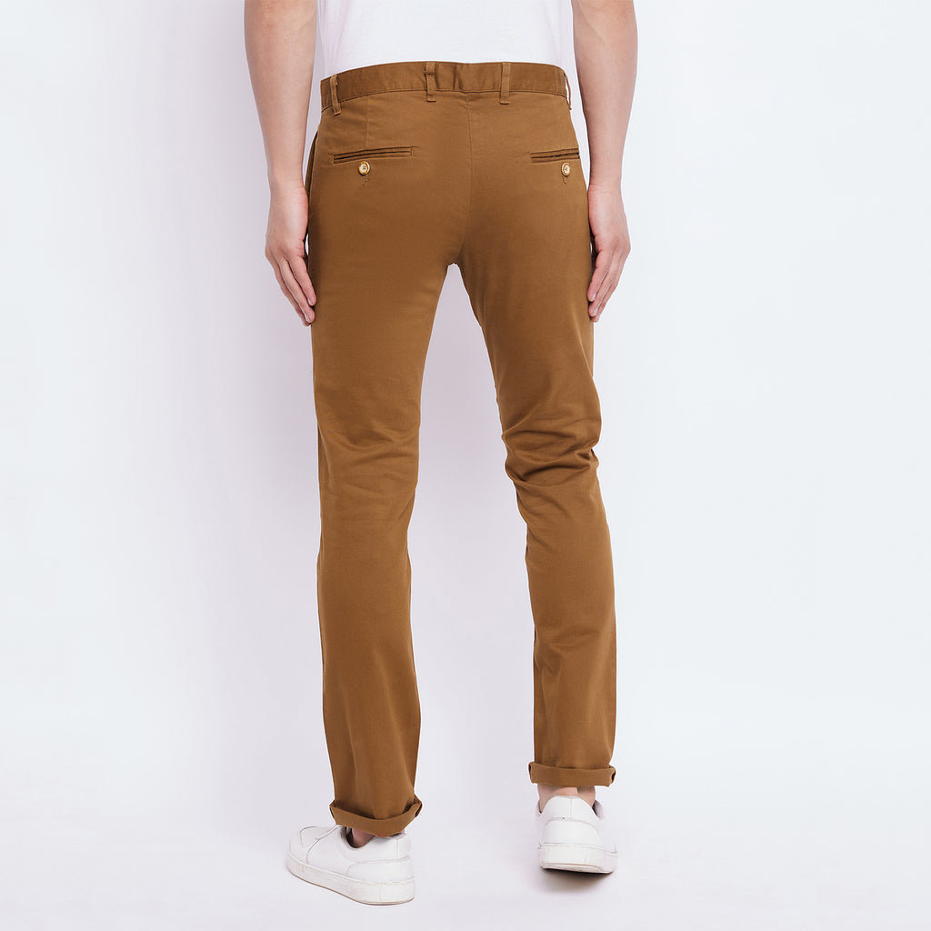 Duke Urban Men Solid Cotton Trousers (SDT4525R)
