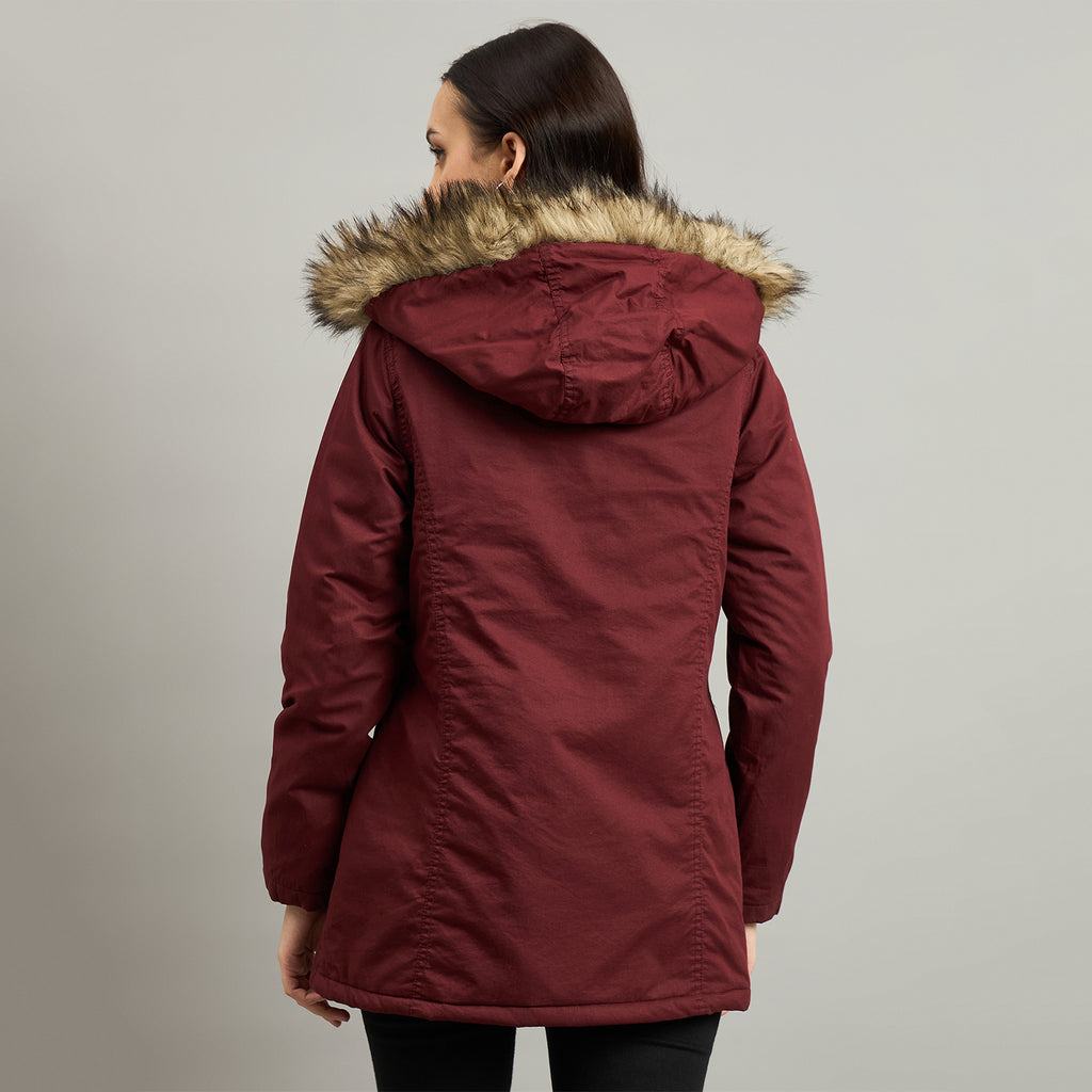 Duke Urban Women Short Style Hooded Bomber Jacket (SDZ4050R)