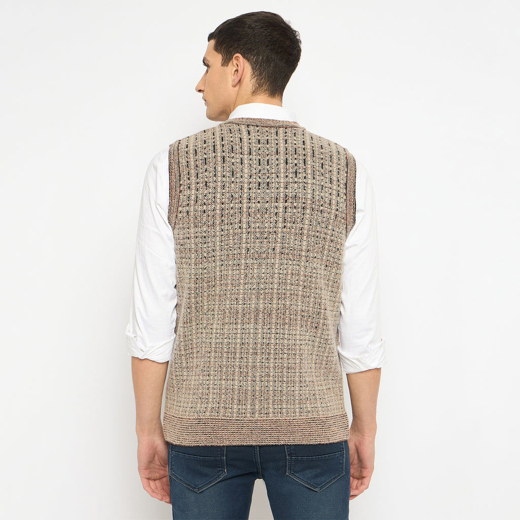 Duke Urban Men Sleeveless V Neck Sweater (SDS2159)