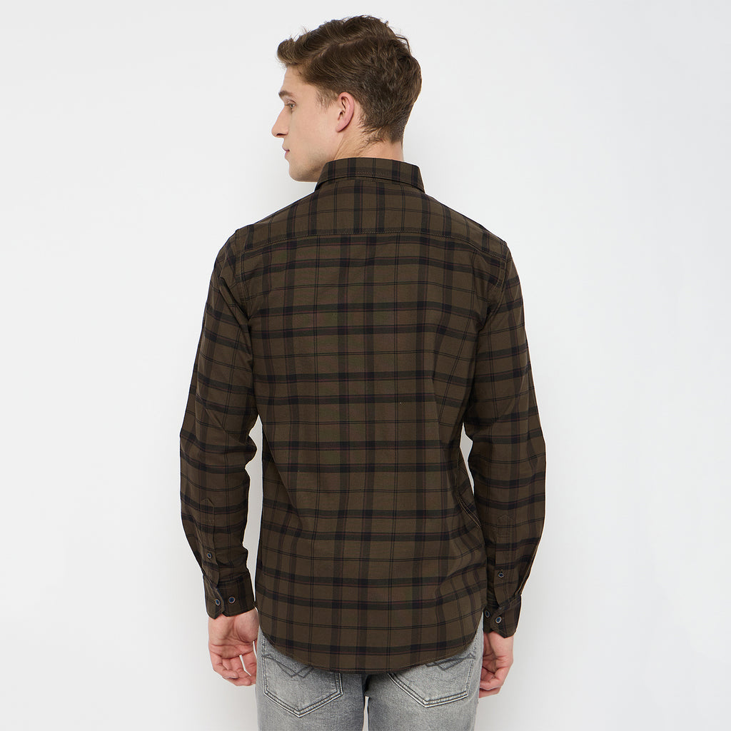 Duke Urban Men Full Sleeve Cotton Shirt (SDO5CKAT)