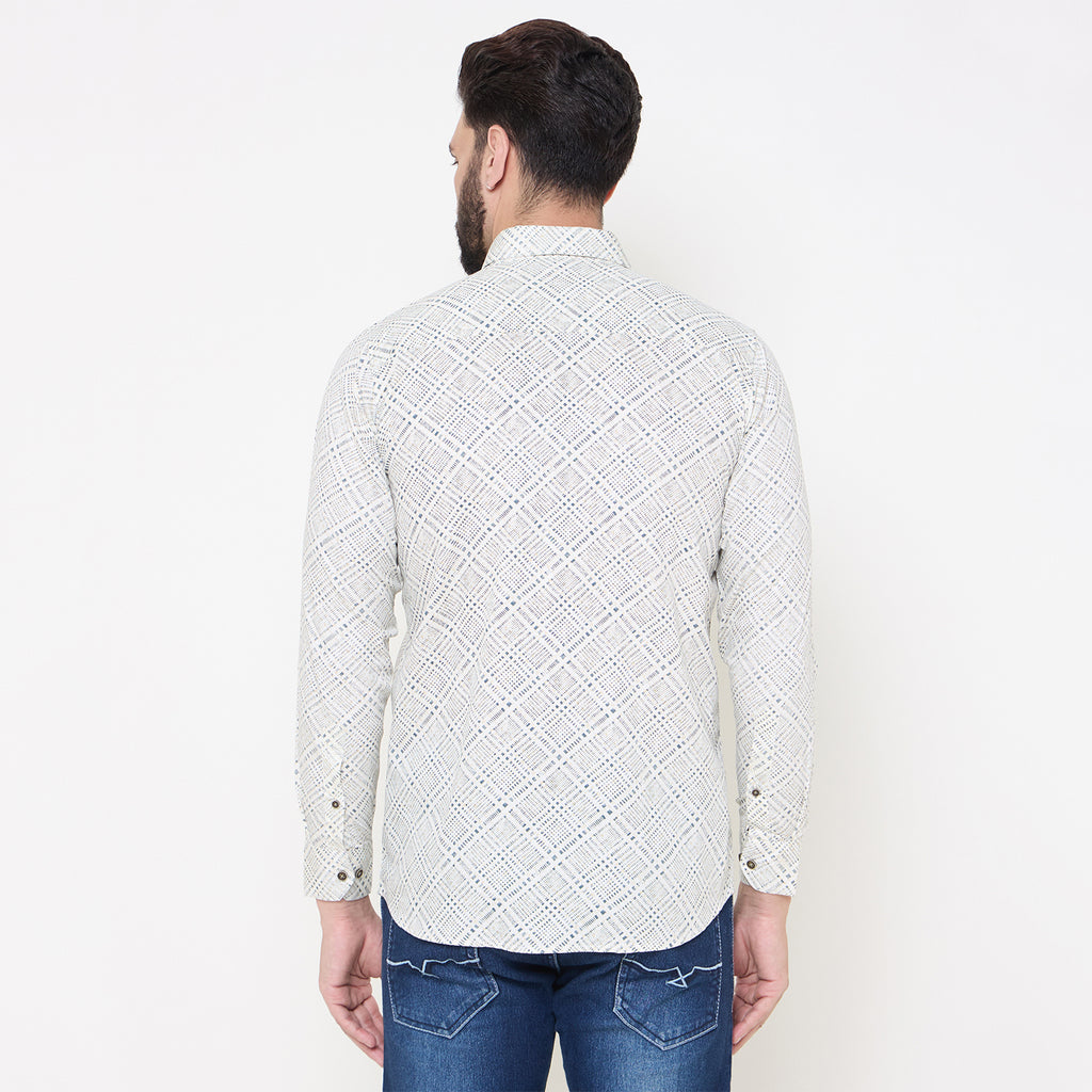 Duke Urban Men Full Sleeve Cotton Shirt (SDO6PRTQ)