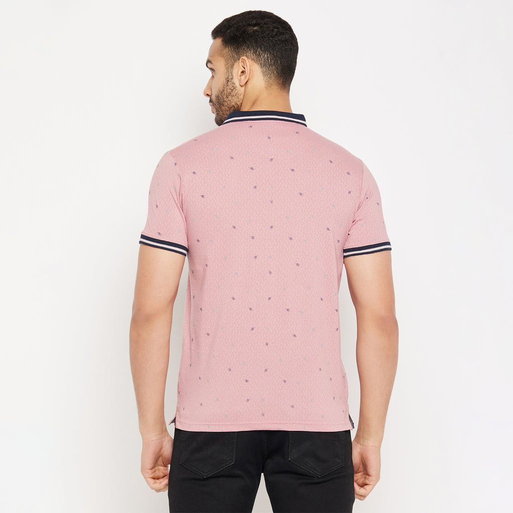 Duke Urban Men Half Sleeve Polo Neck Cotton T-shirt (LF5871)