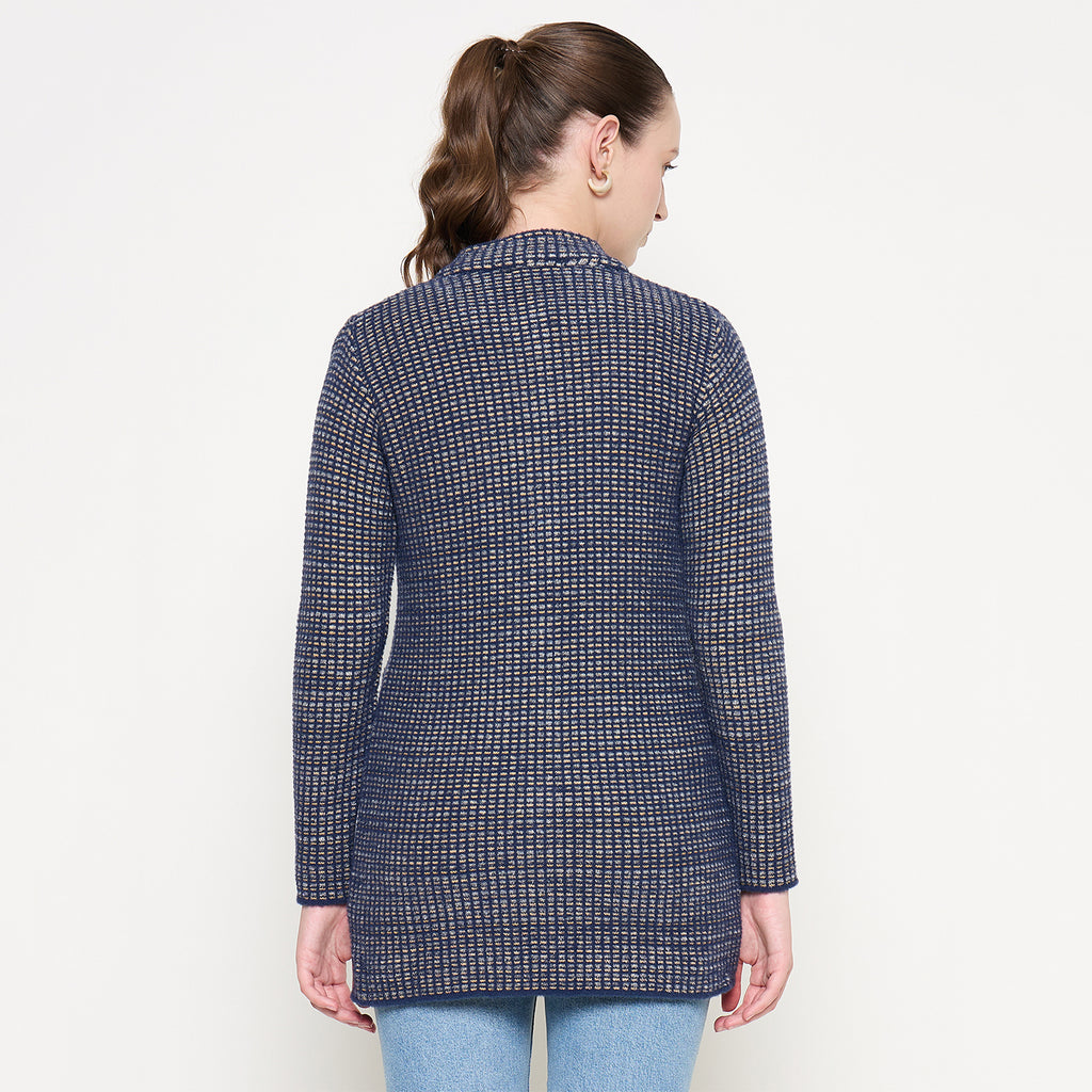 Duke Urban Women Full Sleeve Long Coat Cardigan (SDS1352)