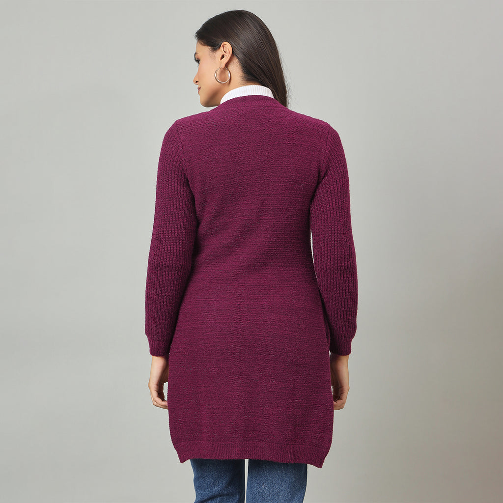 Duke Urban Women Long Coat Regular Sweater (SDS1307)