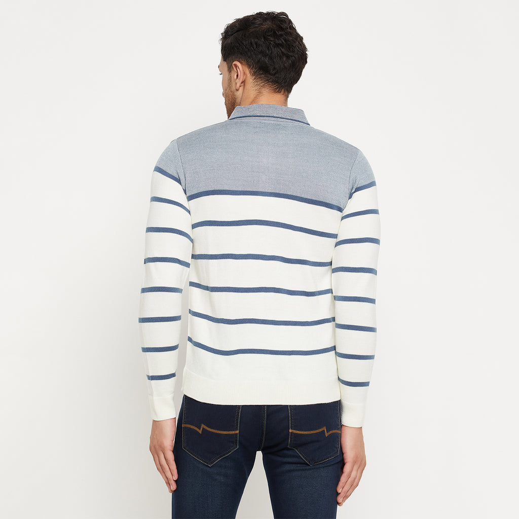 Duke Urban Men Full Sleeve Collared Neck Pullover (SDS2182)