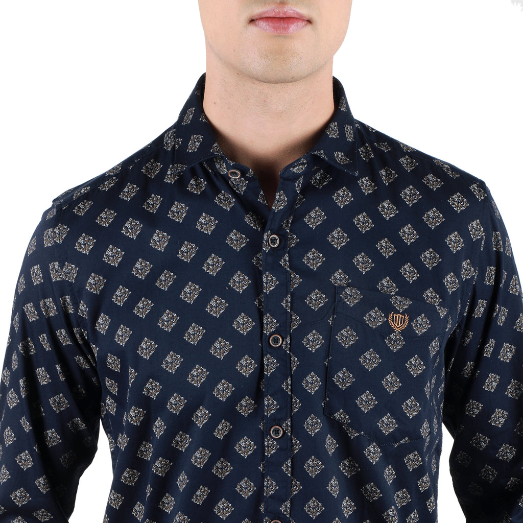 Duke Urban Men Full Sleeve Cotton Shirt (SDO3PRTB)