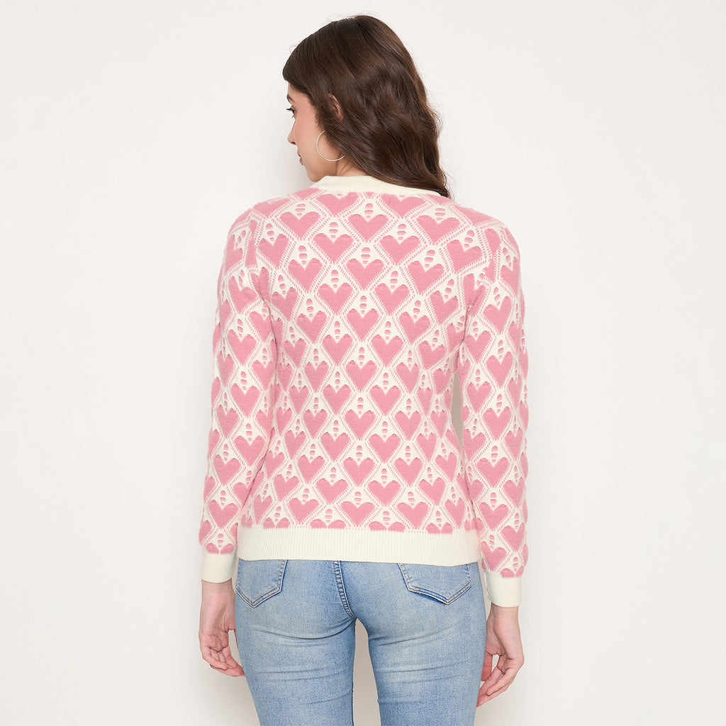 Duke Urban Women Full Sleeve Round Neck Pullover (SDS1395)