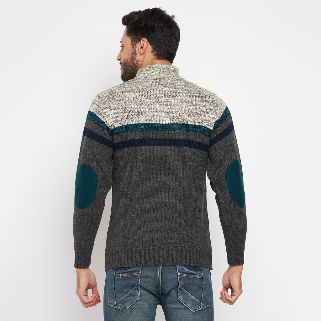 Duke Urban Men Full Sleeve Button Placket Sweater (SDS2002)