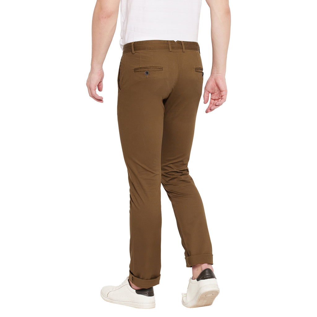Duke Urban Men Solid Cotton Trousers (SDT4137)