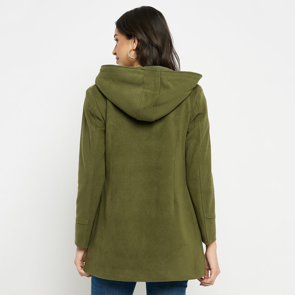 Duke Urban Women Full Sleeve Long Coat (SDZ4103)