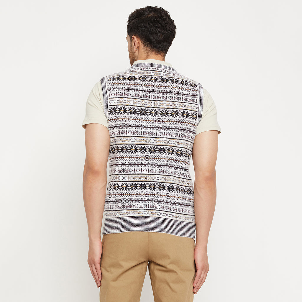 Duke Urban Men Sleeveless V Neck Sweater (SDS2161)