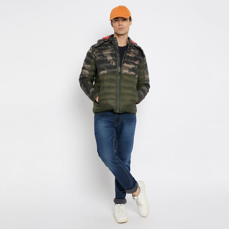 Duke Urban Men Full Sleeve Hooded Jacket (SDZ3020N)