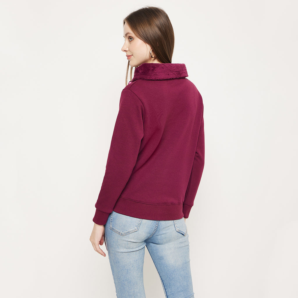 Duke Urban Women Cowl Neck Sweatshirt (LFX883)