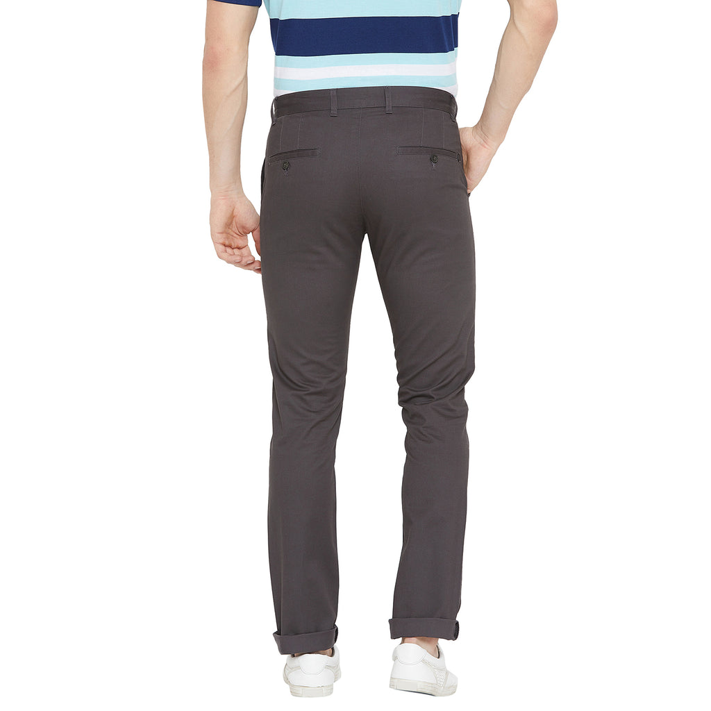 Duke Urban Men Solid Cotton Trousers (SDT4158)