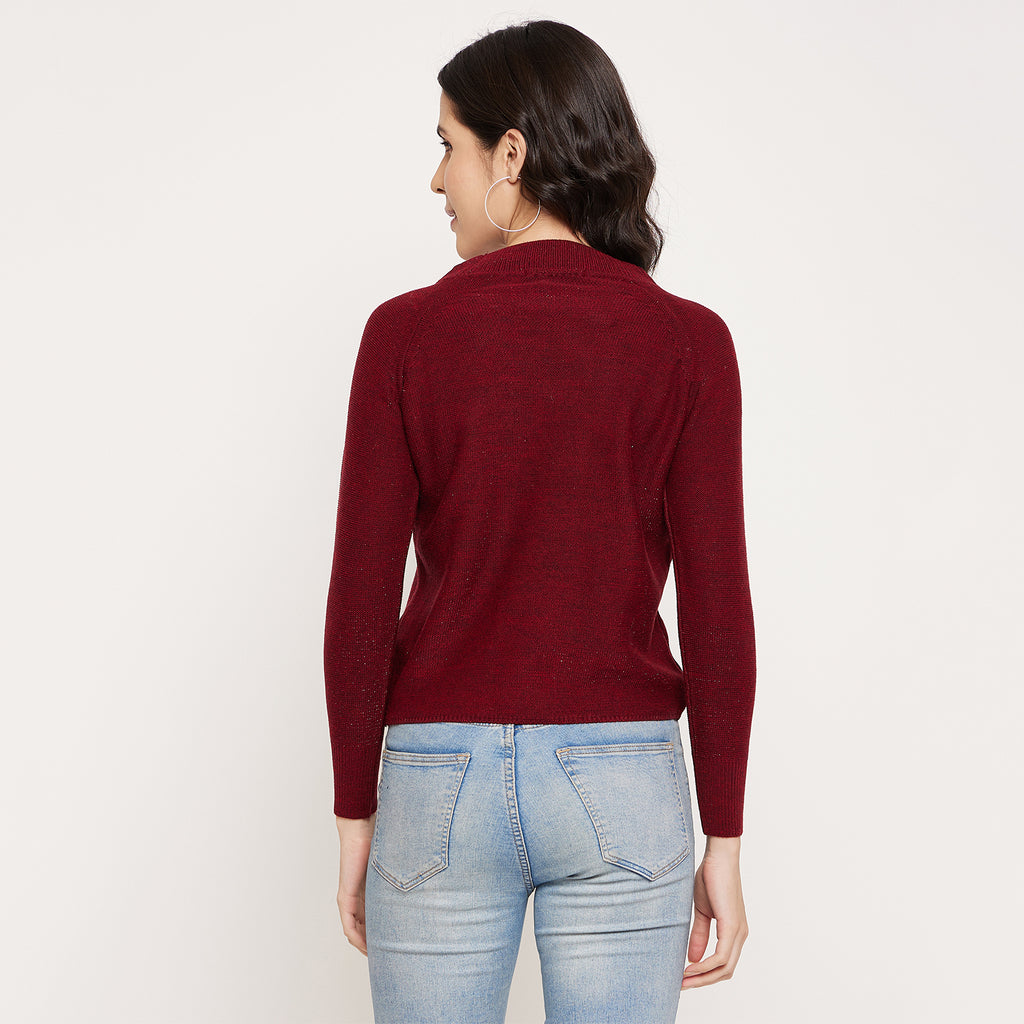 Duke Urban Women Full Sleeve Crop Pullover (SDS1235)