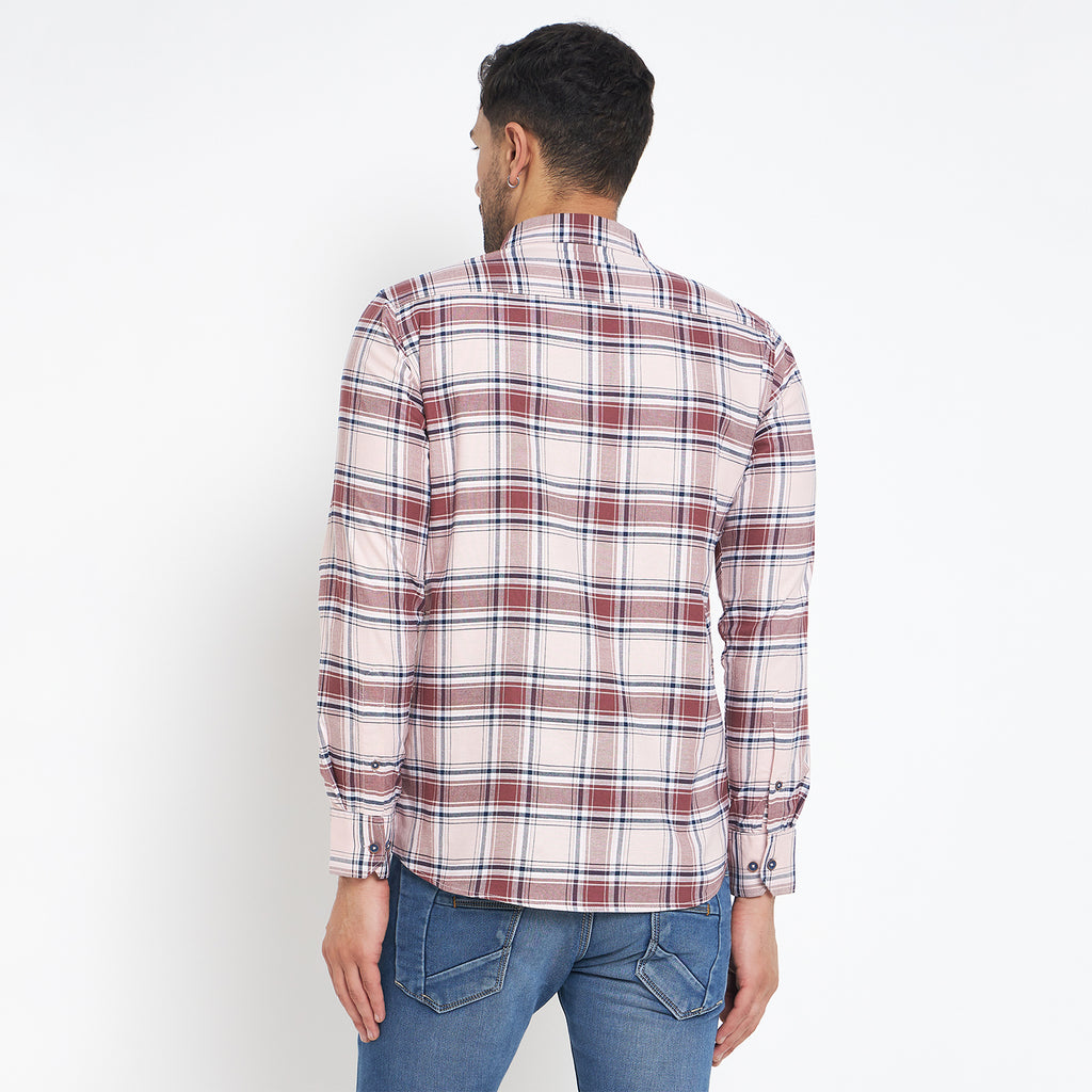 Duke Urban Men Full Sleeve Checkered Cotton Shirt (SDO8CKJ)