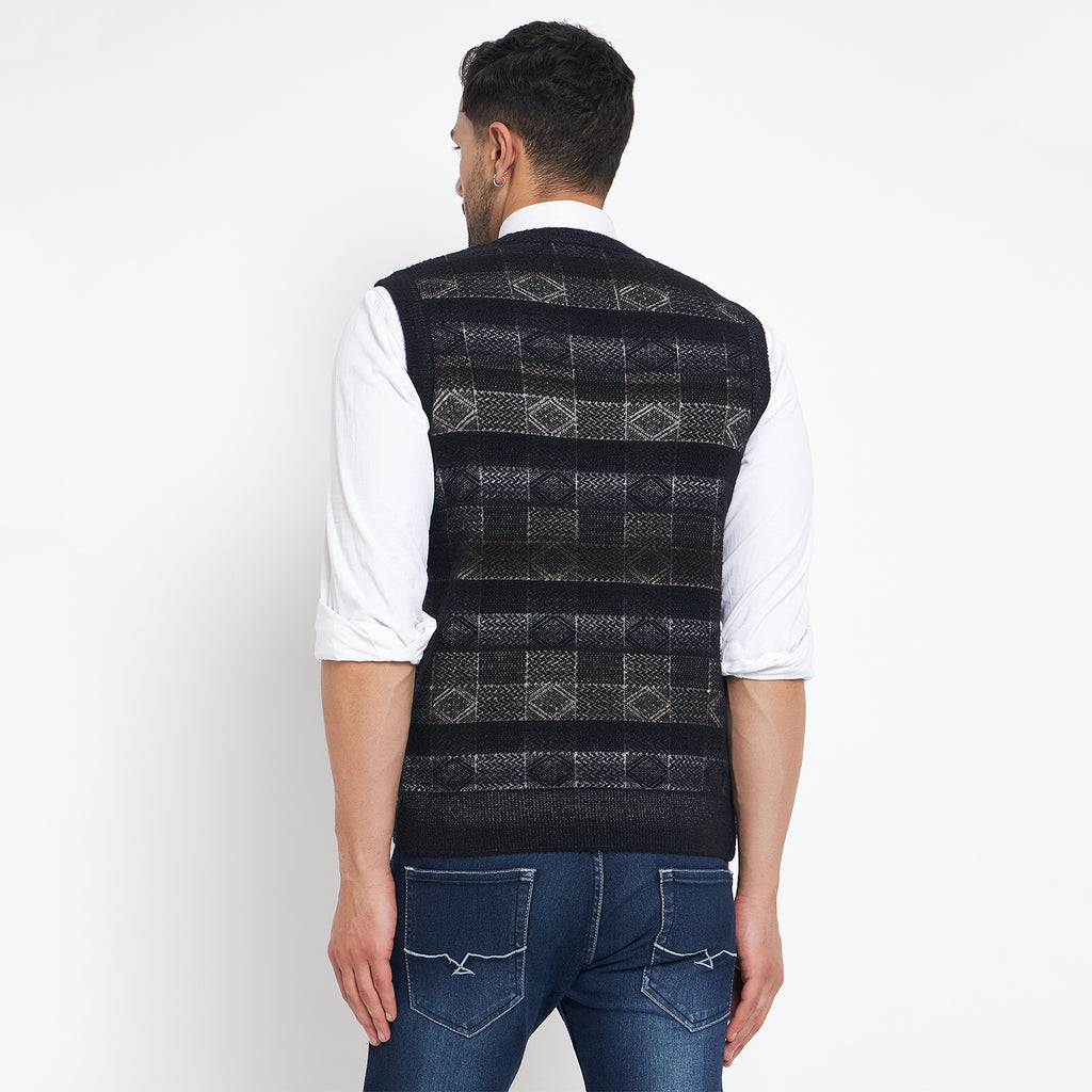 Duke Urban Men Sleeveless V Neck Sweater (SDS2163)