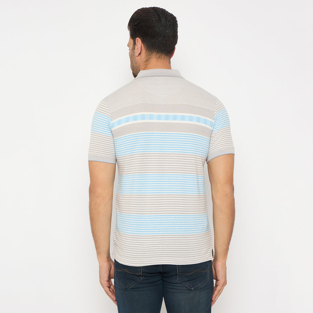 Duke Urban Men Half Sleeve Cotton Tshirt (LF7351)