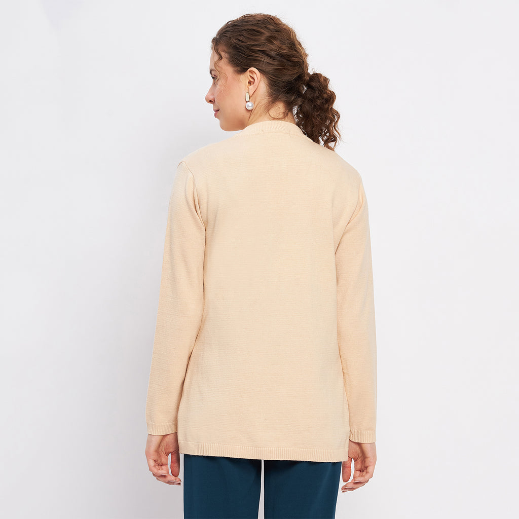 Duke Urban Women Full Sleeve Self Design Cardigan (LQS9757)