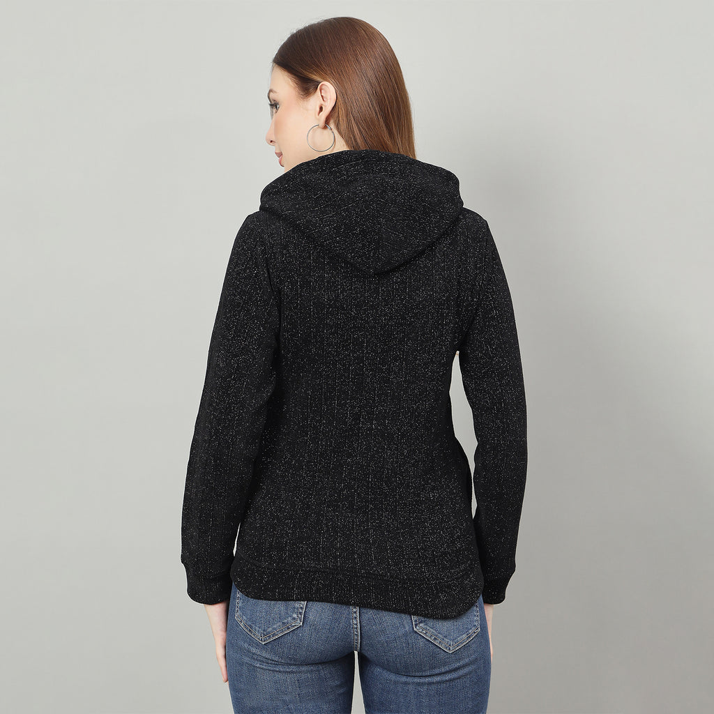 Duke Urban Women Smart fit Hooded Full Zip Sweatshirt (LFX990)