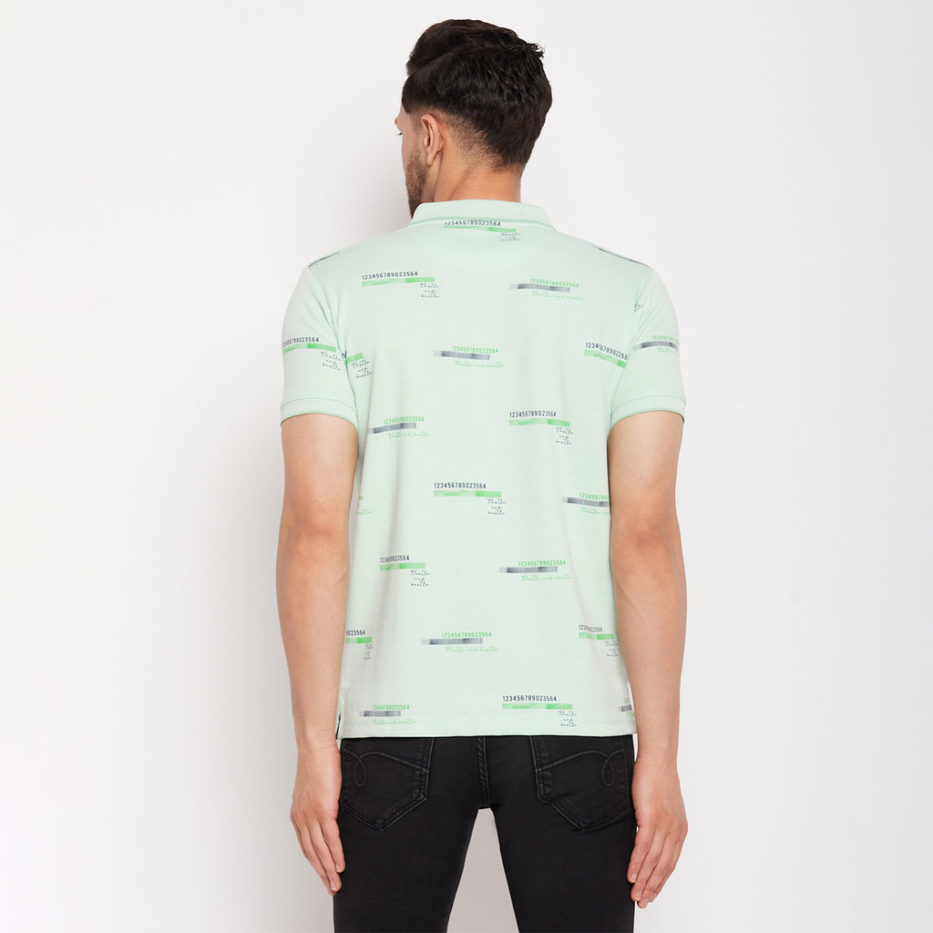 Duke Urban Men Half Sleeve Polo Neck Cotton T-shirt (LF5862)