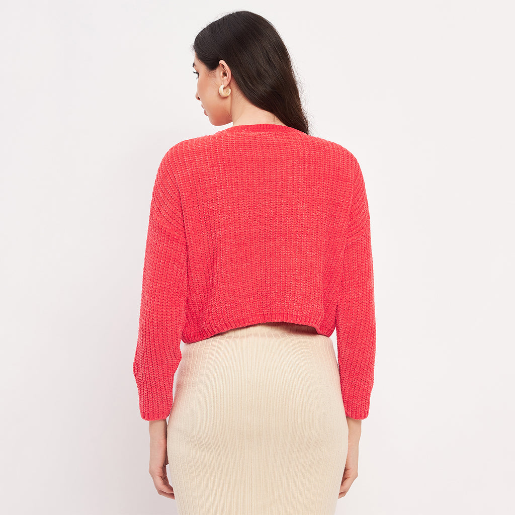 Duke Urban Women Full Sleeve Woven Sweater (LQS9655)