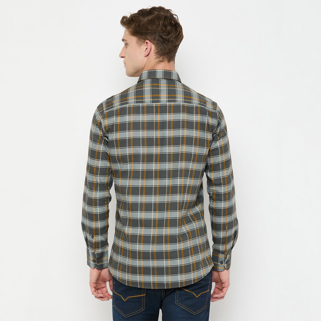 Duke Urban Men Full Sleeve Cotton Shirt (SDO8CKAI)