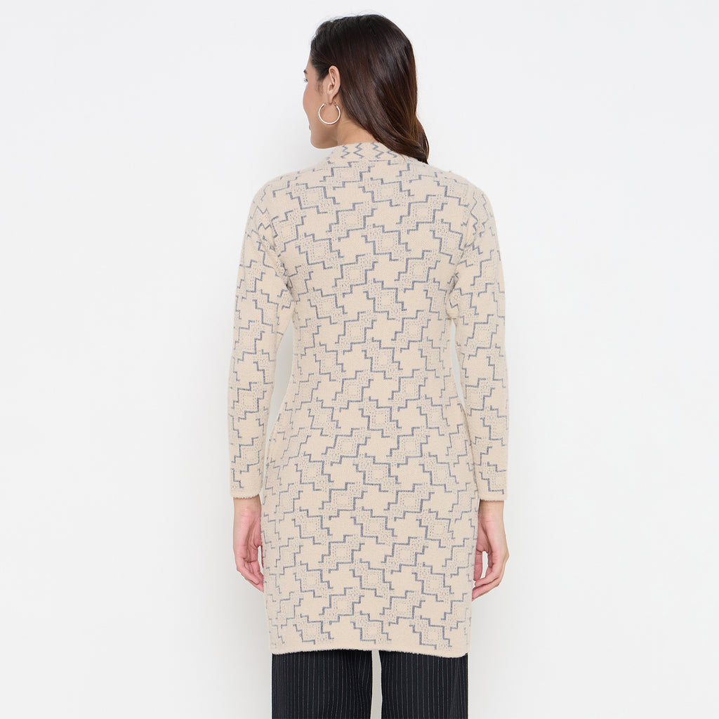 Duke Urban Women Full Sleeve Long Coat Type Sweater (SDS1312)