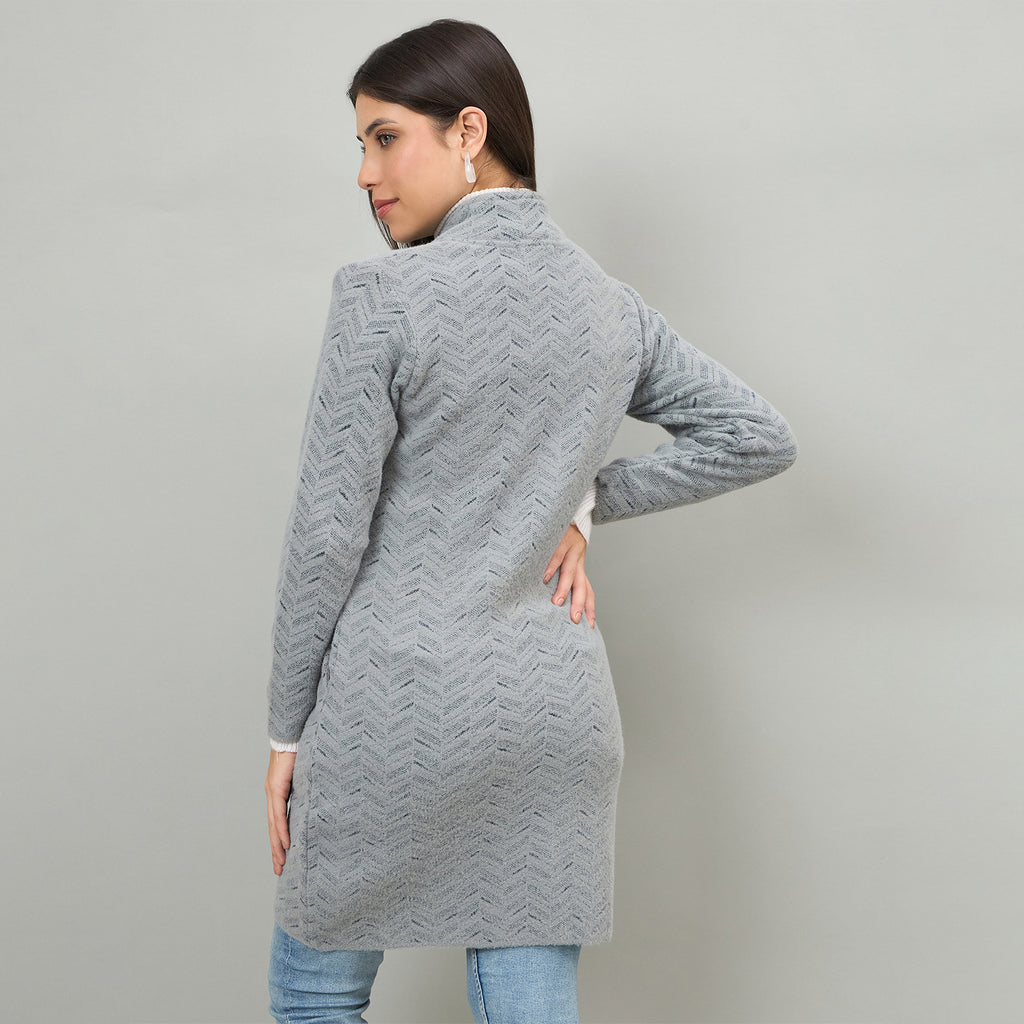 Duke Urban Women Long Coat Regular Sweater (SDS1334)