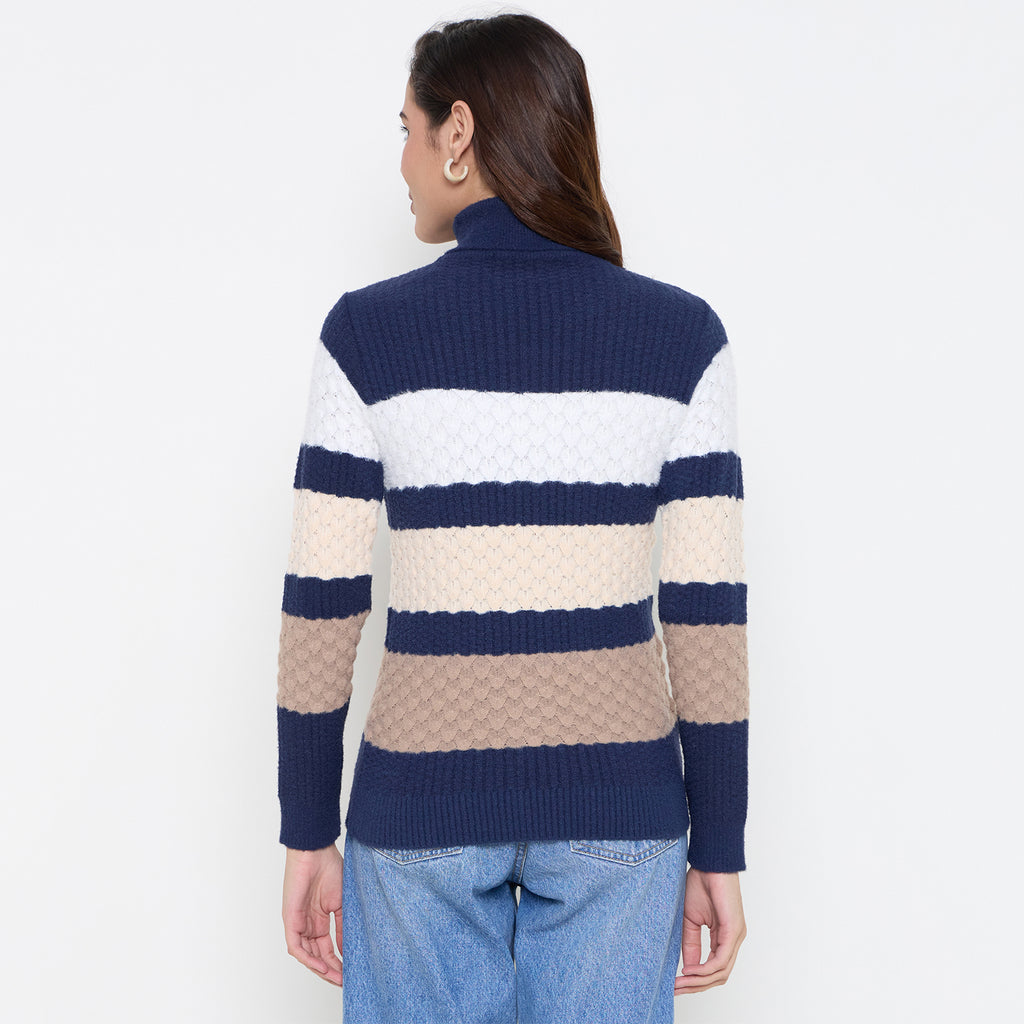 Duke Urban Women Full Sleeve High Neck Pullover (SDS1397)