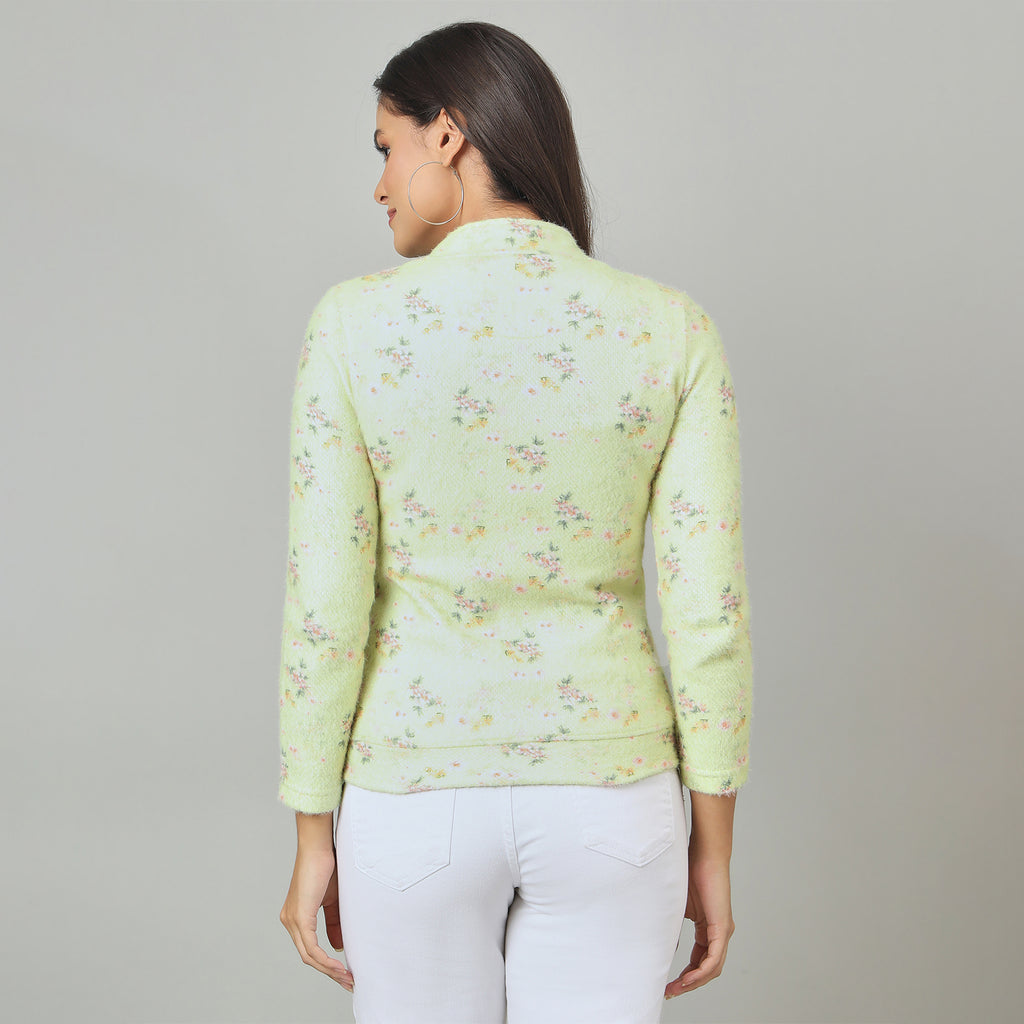 Duke Urban Women Full Zip Regular Sweatshirt (LFX976)