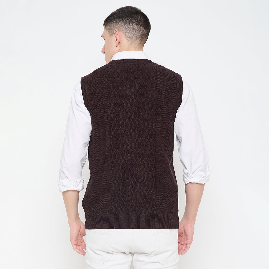 Duke Urban Men Sleeveless V Neck Sweater (SDS2234)