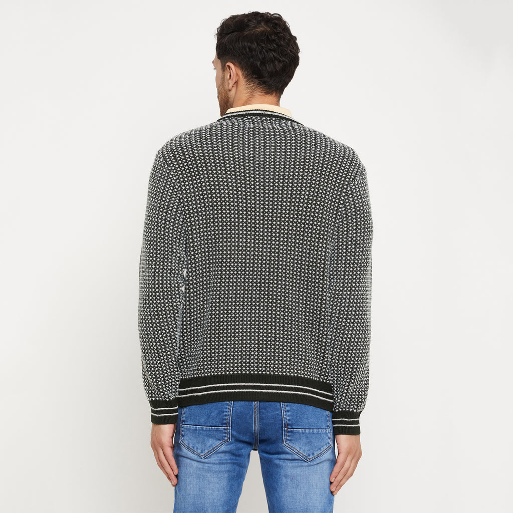 Duke Urban Men Full Sleeve V Neck Sweater (SDS2119)