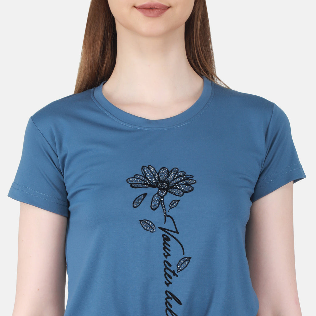 Duke Urban Women Round Neck Printed Top (LFX892)