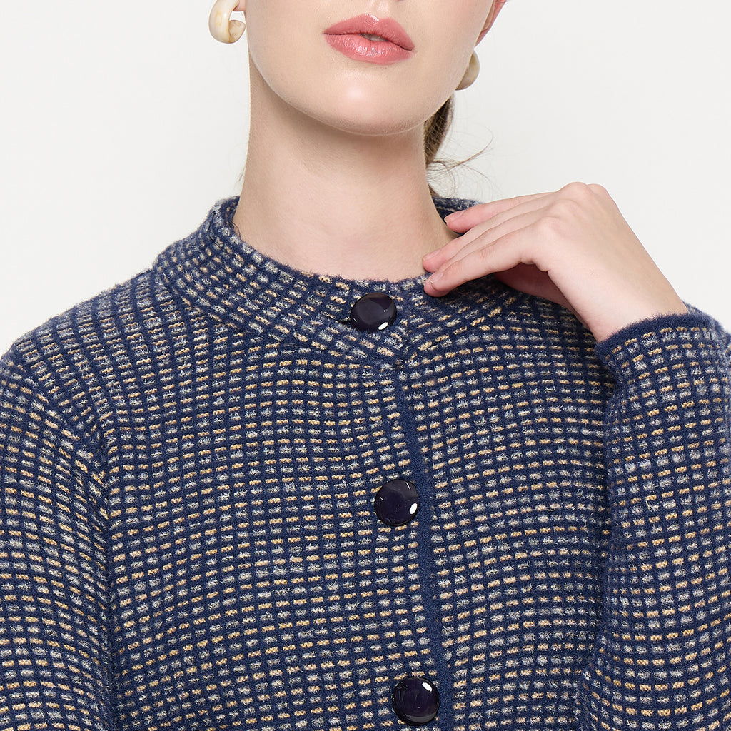 Duke Urban Women Full Sleeve Long Coat Cardigan (SDS1352)