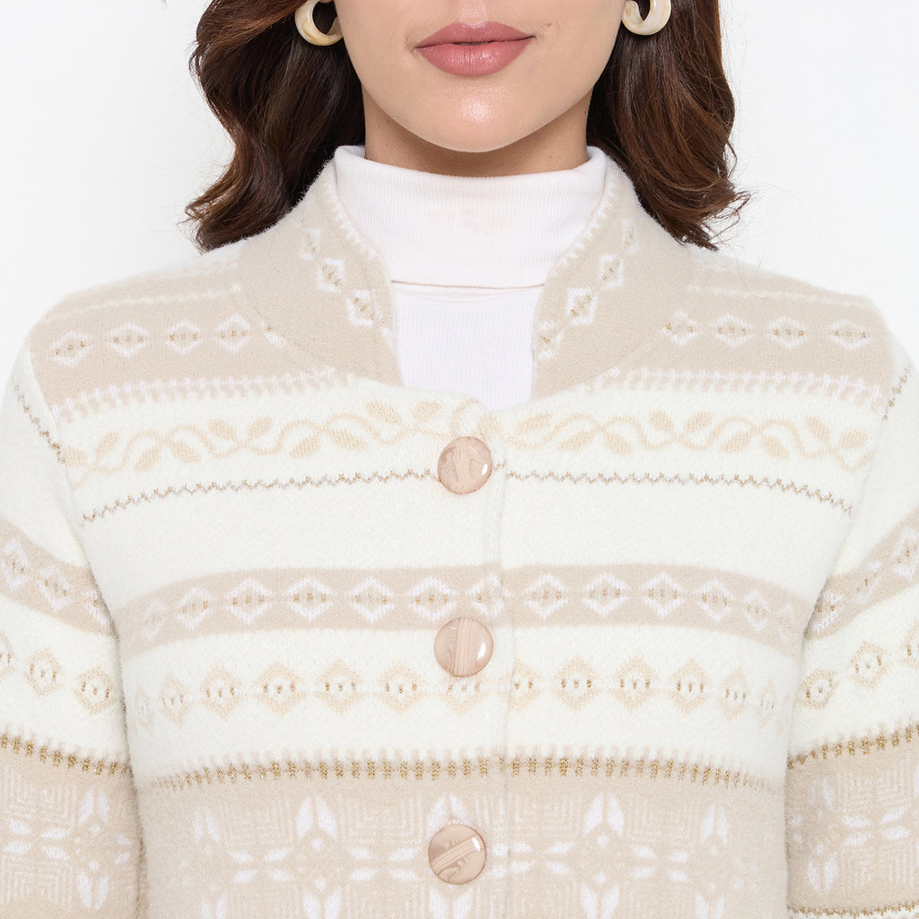 Duke Urban Women Full Sleeve Long Coat Cardigan (SDS1363)