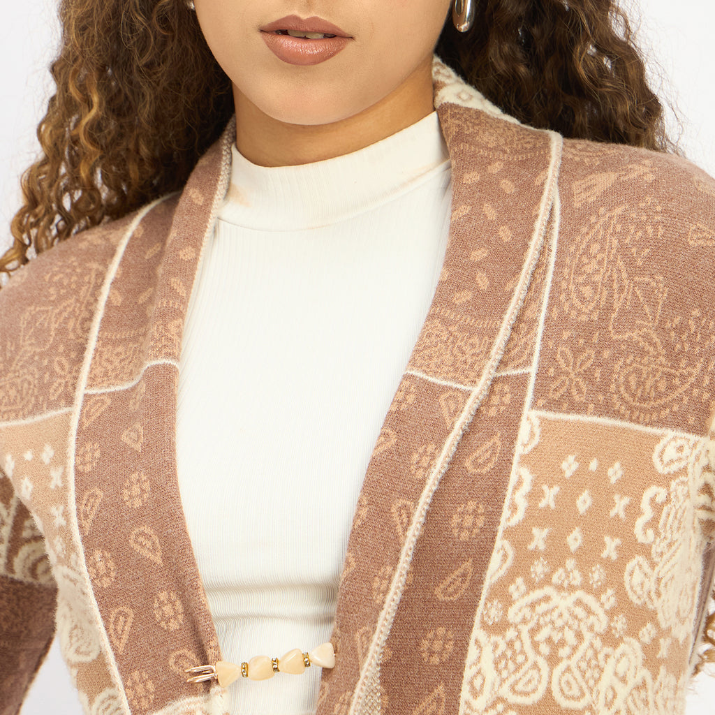 Duke Urban Women Full Sleeve Shrug (SDS1265N)